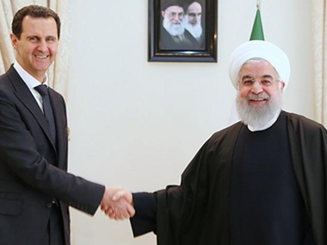 Esad, İran'da Ruhani ile görüştü