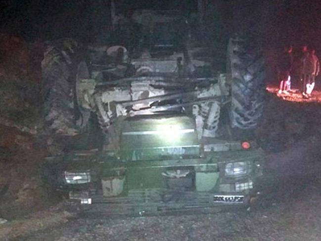 Hatay'ın Yayladağı ilçesinde askeri araç devrildi: 5 yaralı