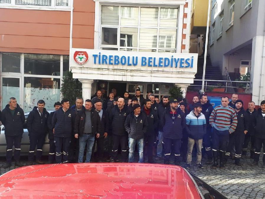 AKP'li belediyede işçi eylemi: 5 aydır maaş alamıyoruz