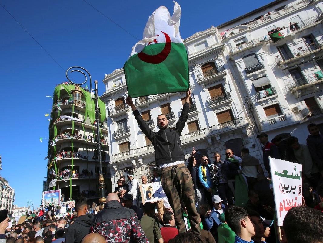 Protestolara dayanamayan Cezayir Devlet Başkanı'ndan flaş açıklama