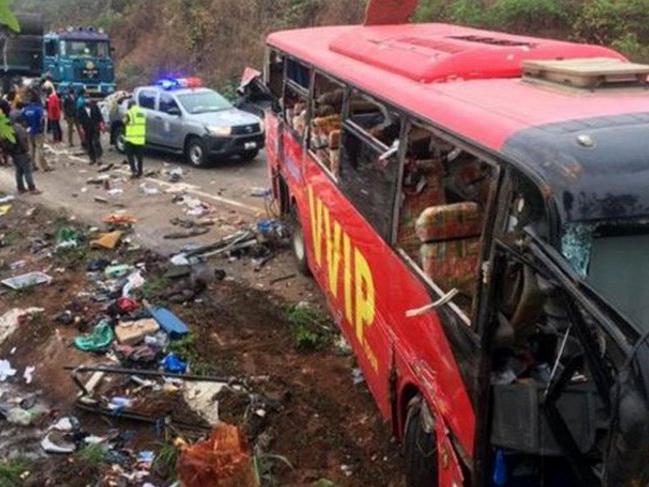 Gana'da otobüs kazası: 60 ölü
