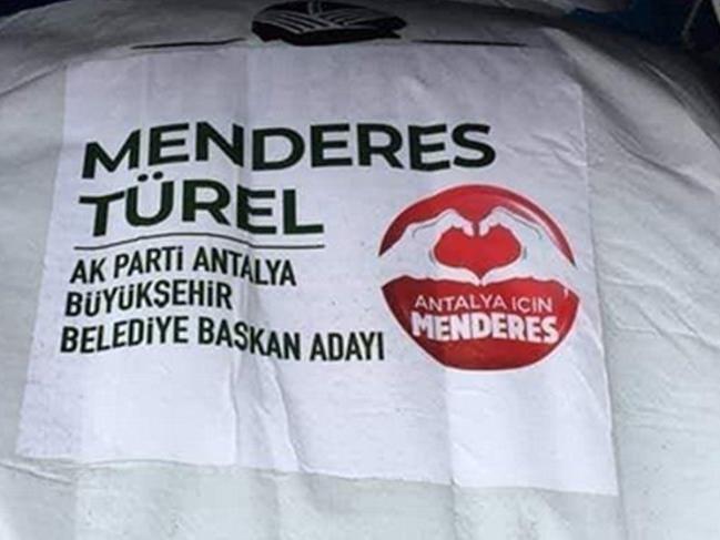 AKP'li Menderes Türel'den seçim için gübre dağıtımı