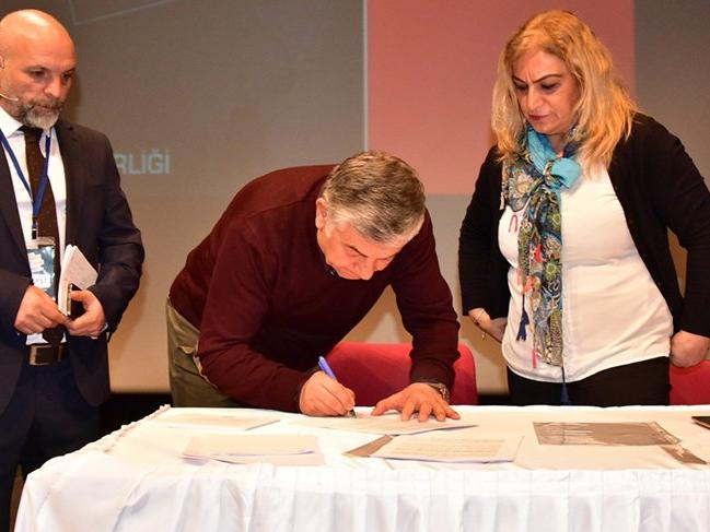 Sarıyer Belediye başkan adayları taahhütname imzaladılar!