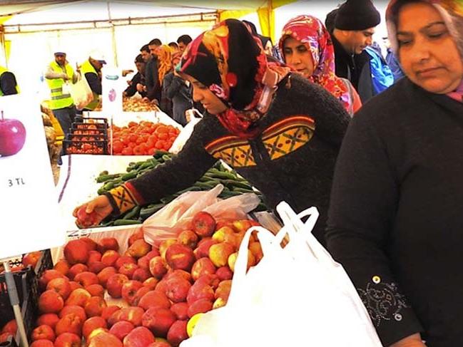 Gaziantep'te tanzim satış merkezi kuruldu, fiyatlar yüzde 50 düştü!