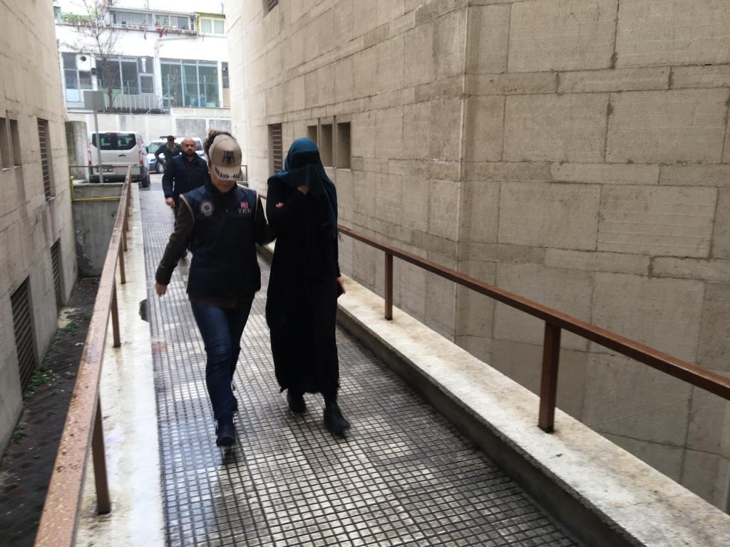 Bursa'da yakalanan IŞİD'lı kadın terörist İnterpol'e teslim edildi
