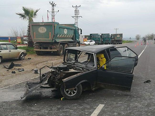 Kahramanmaraş'ta korkunç kaza: 1 ölü 3 yaralı