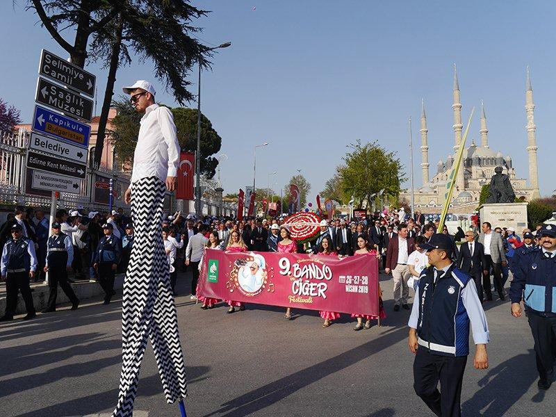 Uluslararası Edirne Bando ve Ciğer Festivali başladı