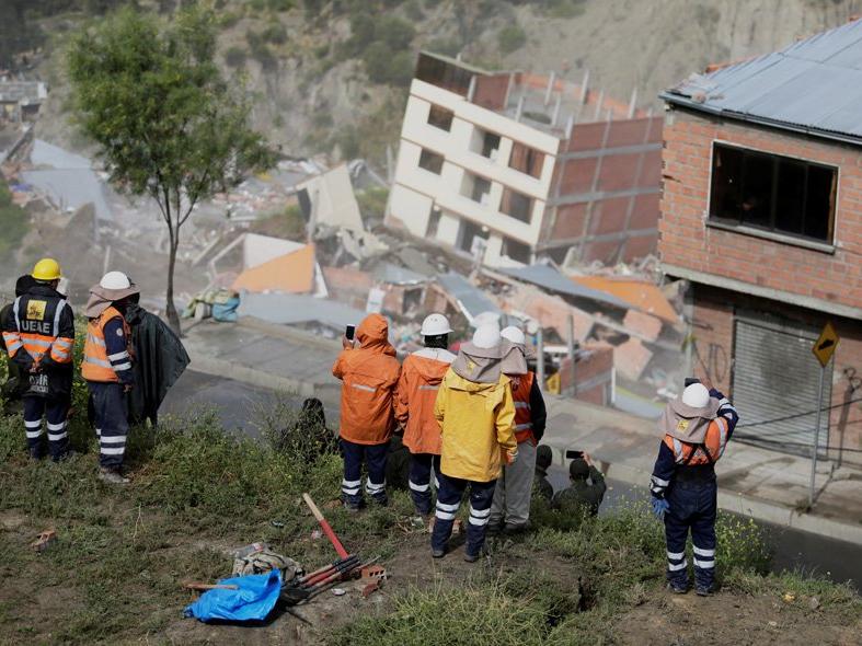 Bolivya'da toprak kayması: 64 ev yıkıldı