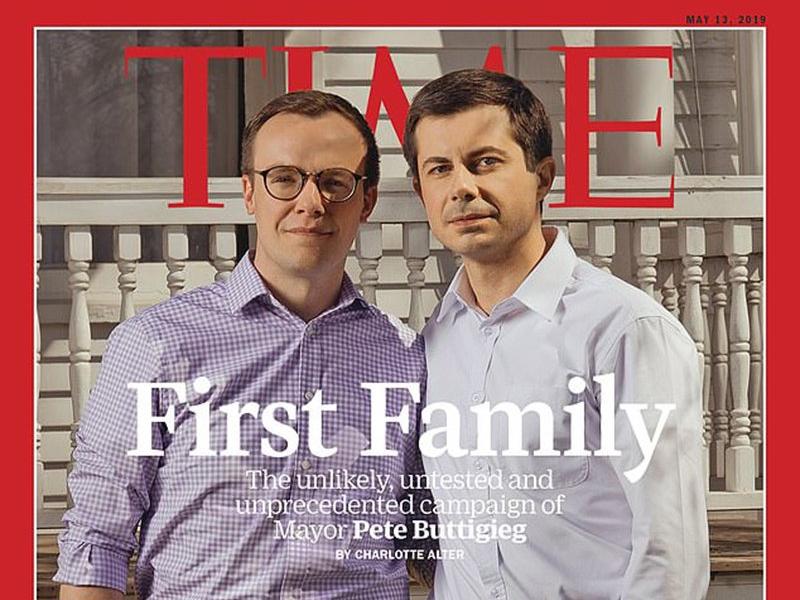 ABD'nin eşcinsel başkan adayı Time'ın kapağında