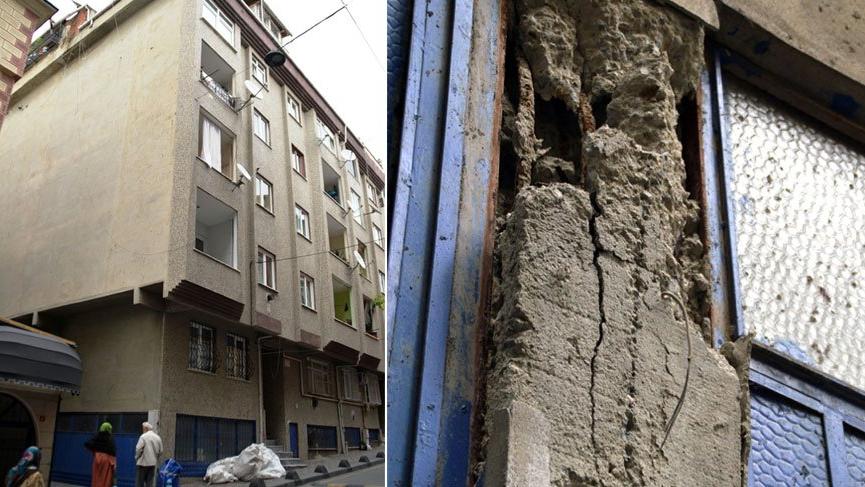 Son dakika: İstanbul, Esenler'de bir bina çökme riski nedeniyle boşaltıldı