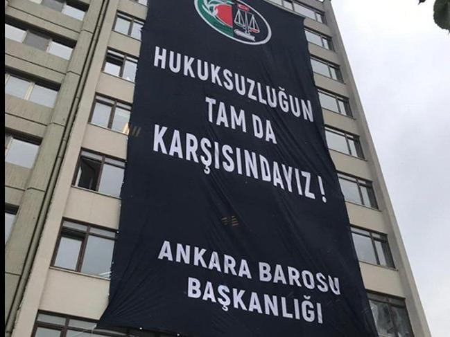 Ankara Barosu: Hukuksuzluğun tam karşısındayız