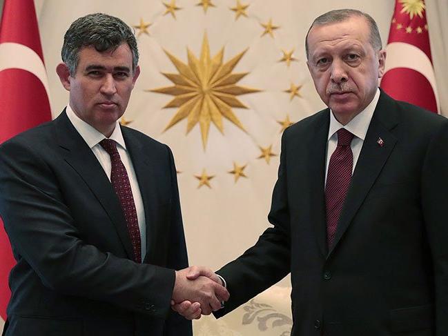 Metin Feyzioğlu'ndan Cumhurbaşkanı Erdoğan'a ziyaret