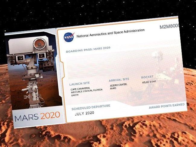 NASA Mars 2020 bileti hazırlama adımları... Mars'a yolculuk için isim yazdırma nasıl yapılır?