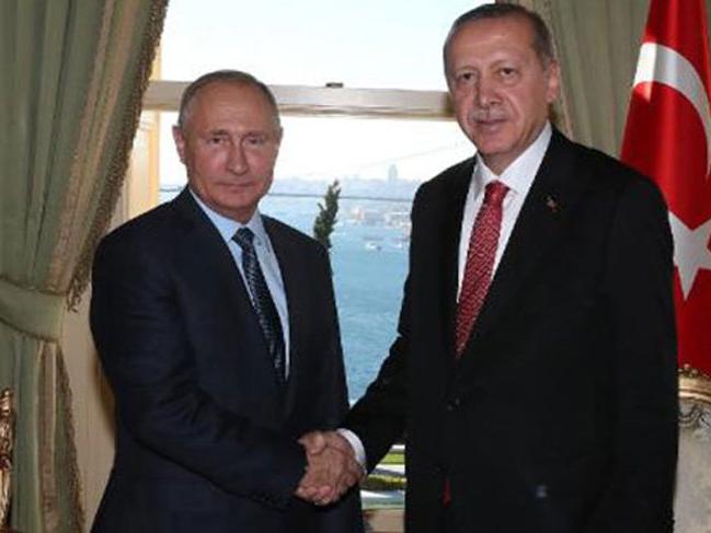 Erdoğan'dan Putin'le görüştü
