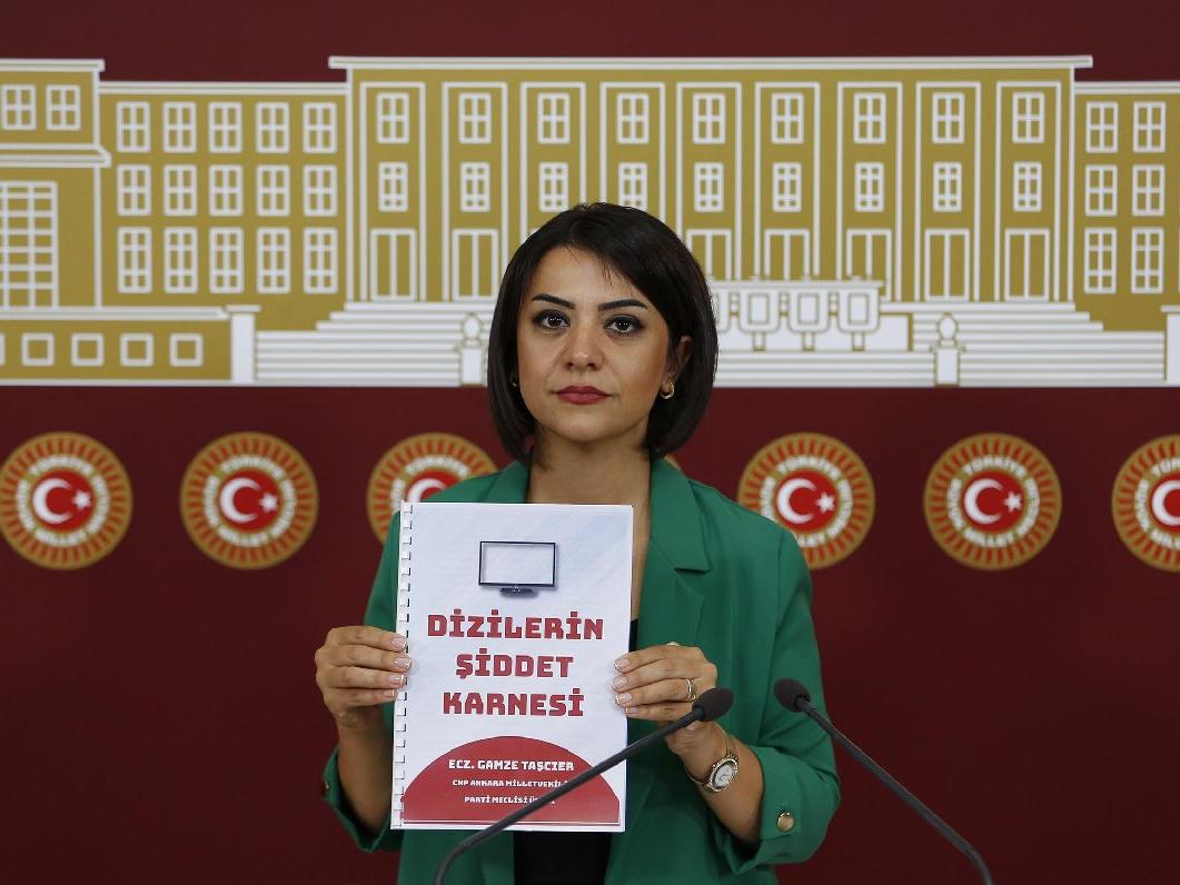 CHP Milletvekili Gamze Taşcıer'den çarpıcı rapor: Dizilerin şiddet karnesi