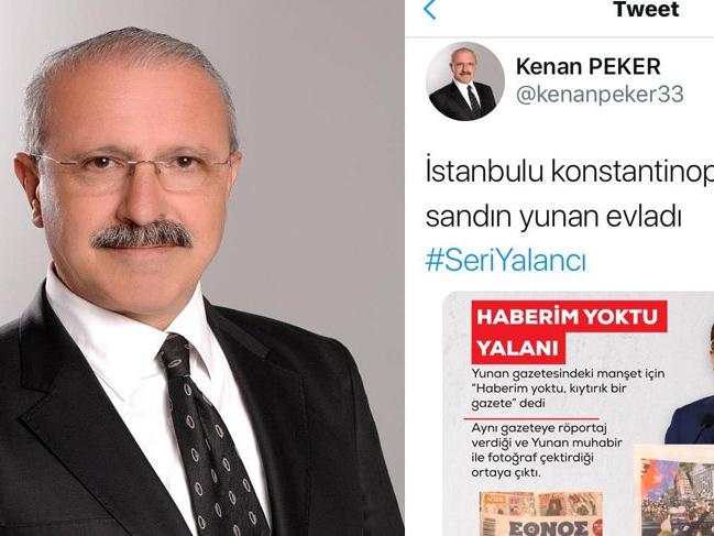 AKP'li başkandan İmamoğlu hakkında skandal tweet!