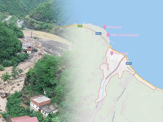 Araklı nerede? Sel felaketi yaşanan Trabzon Araklı'nın haritadaki yeri...