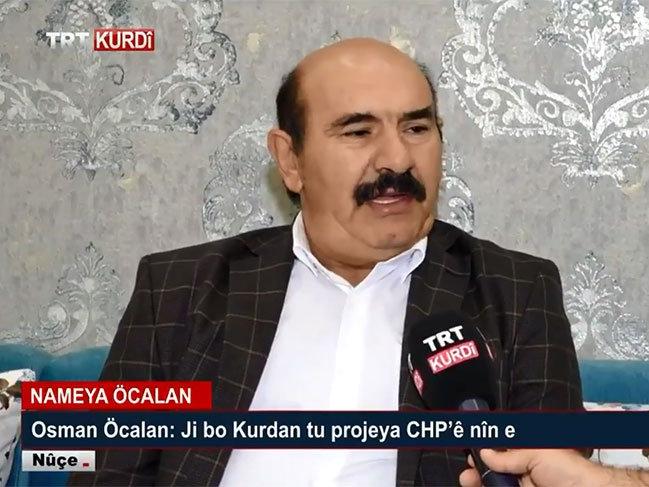 TRT, teröristbaşı Öcalan'ın kardeşi ile röportaj yaptı
