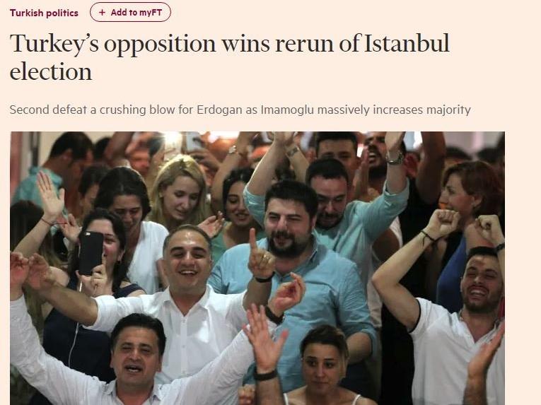 Financial Times'tan şok İstanbul seçimi yorumu