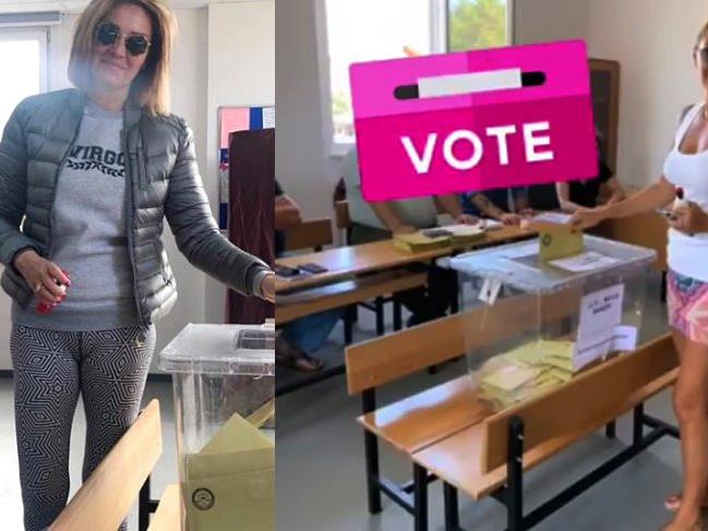 Pınar Altuğ'un seçim fotosuna tayt hatırlatması