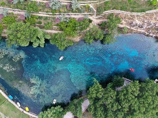 Sivas'ın 'doğal akvaryumu' Gökpınar Gölü