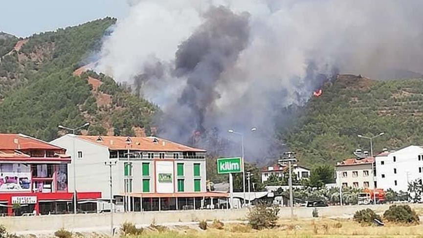 Muğla'da üçüncü yangın! Fethiye'deki yangın 2 saatte söndürüldü