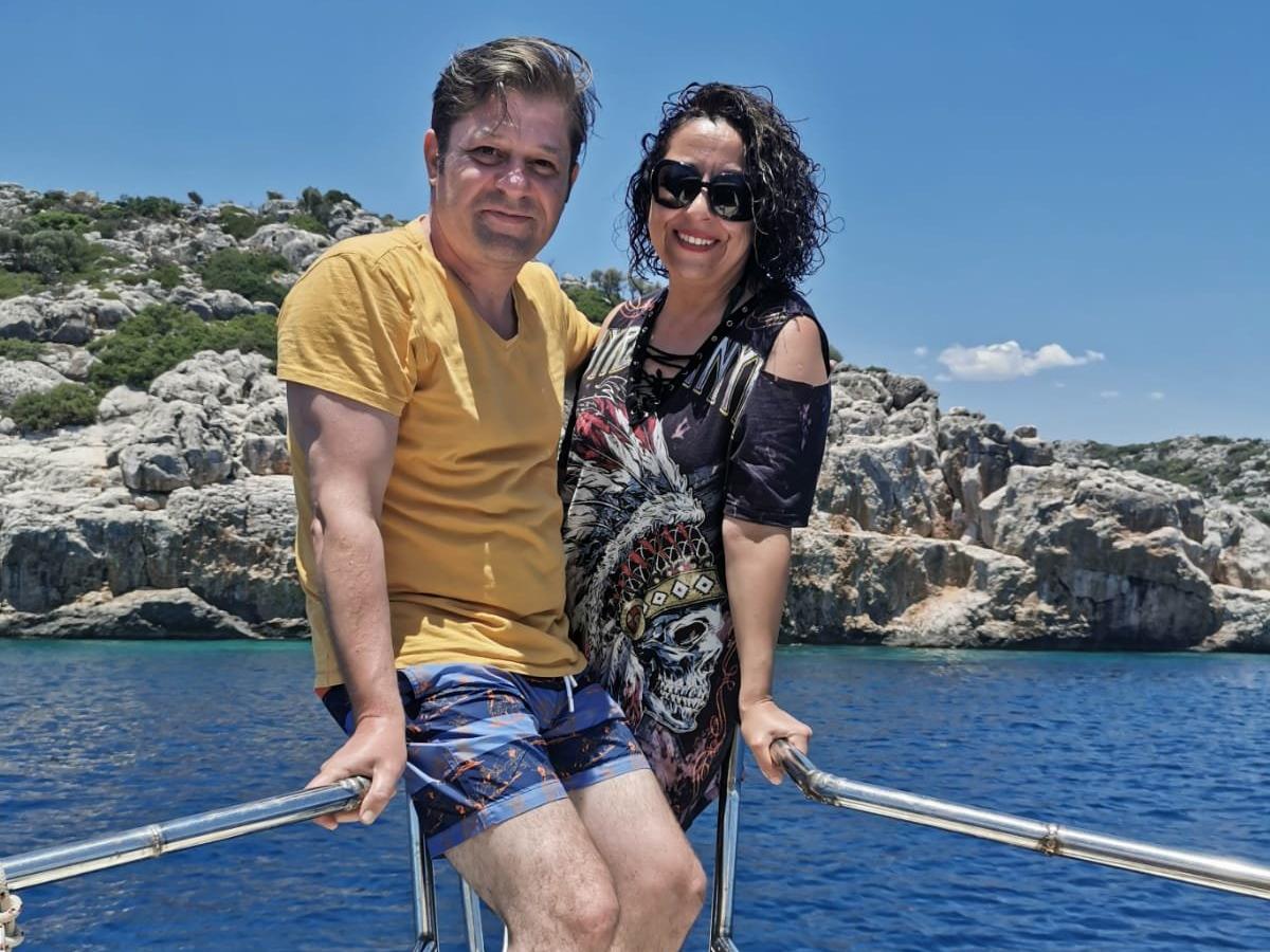 Akdeniz'in mavi sularında tatil keyfi