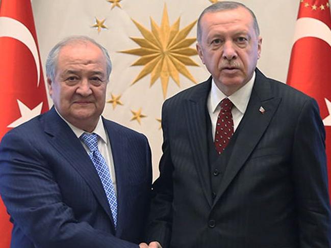 Erdoğan, Kamilov'u kabul etti
