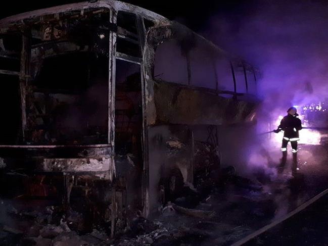 Yine otobüs yandı; 40 yolcu son anda kurtarıldı
