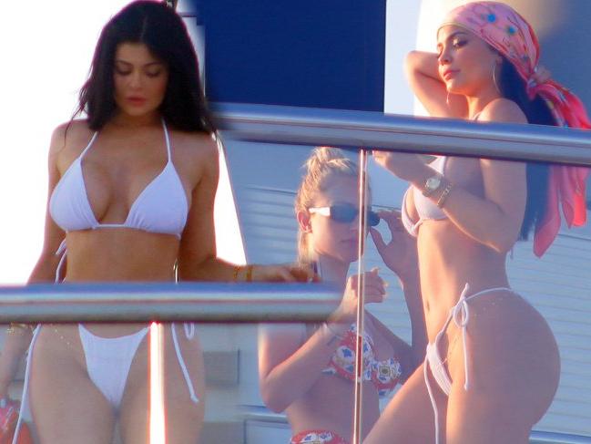 Kylie Jenner'ın 250 milyon dolarlık yattaki doğum günü kutlamaları başladı