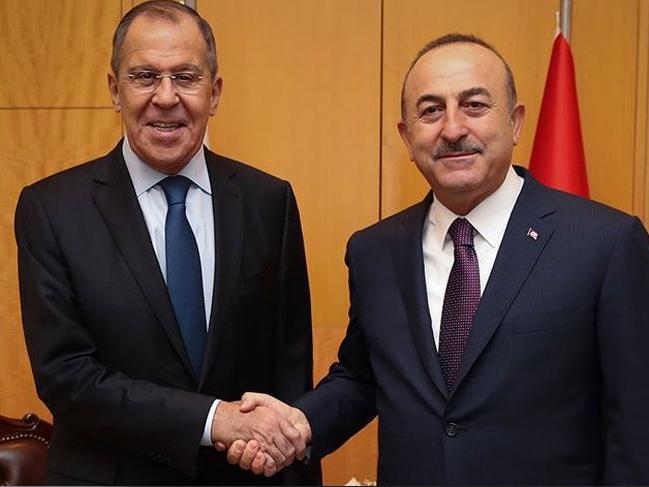 Çavuşoğlu ve Lavrov Suriye'yi görüştü!