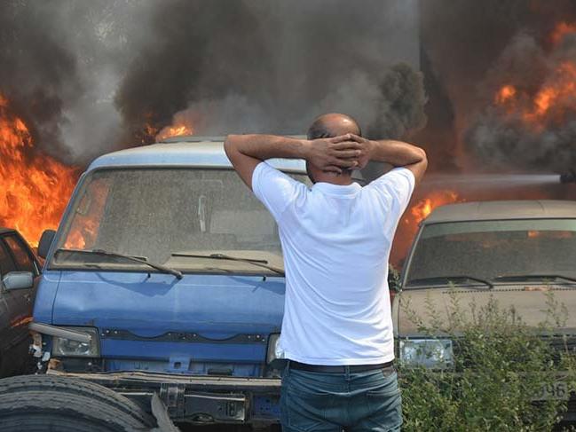 Bursa'da 24 aracın küle döndüğü yangını çıkaran kişi yakalandı