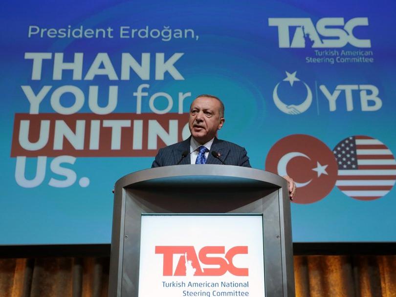 Erdoğan, ABD'deki Türk soydaş ve Müslüman toplumuyla buluştu