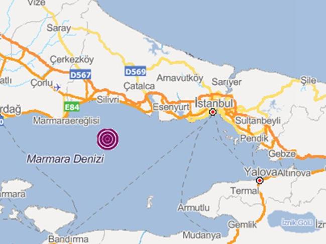 İstanbul'da yine deprem! AFAD: 3,9 Kandilli: 4,3 Avrupa: 4,3