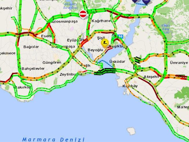 İstanbul'da deprem trafiği devam ediyor!