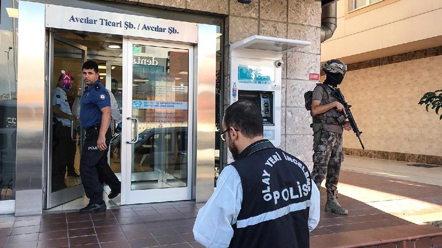 Avcılar'da banka soygunu