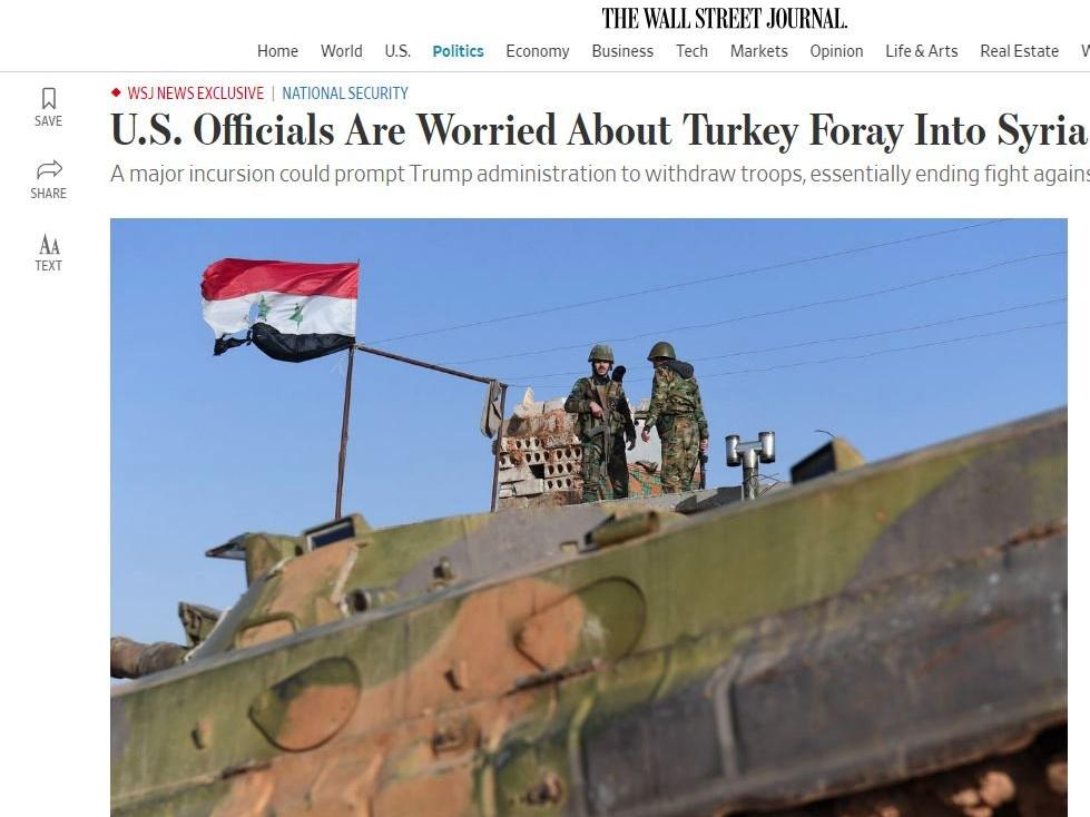 ABD'den Türkiye'nin Suriye hamlesine tepki: Endişeliyiz