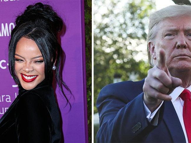 Rihanna'dan Trump'a sert eleştiri: 'Amerika'daki en akıl hastası insan'