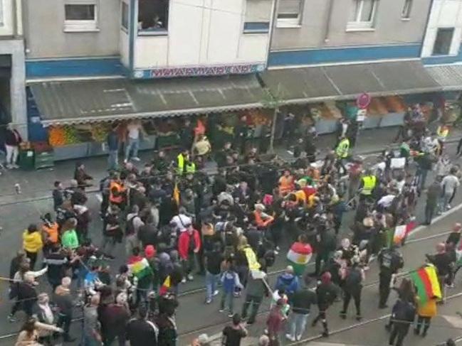 Terör örgütü PKK yanlıları, Nürnberg'deki Türk marketine saldırdı