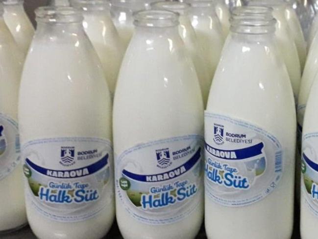 Bodrum 'Halk Süt' satışta