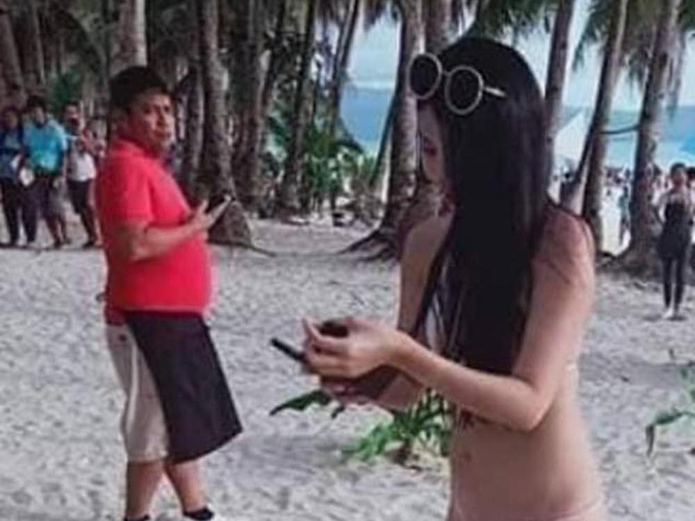 Turizm cennetini karıştıran turist! Bikinisi yüzünden gözaltına alındı