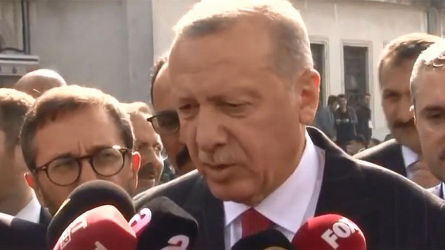 Cumhurbaşkanı Erdoğan: YPG 444 kilometre genişliğinde bir alanı terk edecek