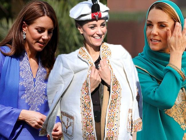 Kate Middleton Pakistan gezisinde tercih ettiği stiliyle hayran bıraktı