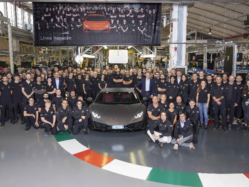 Lamborghini'den rekor Huracan üretimi