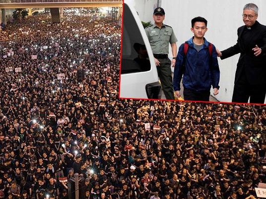 Milyonlarca kişi sokağa dökülmüştü... Hong Kong'da olay adam serbest kaldı
