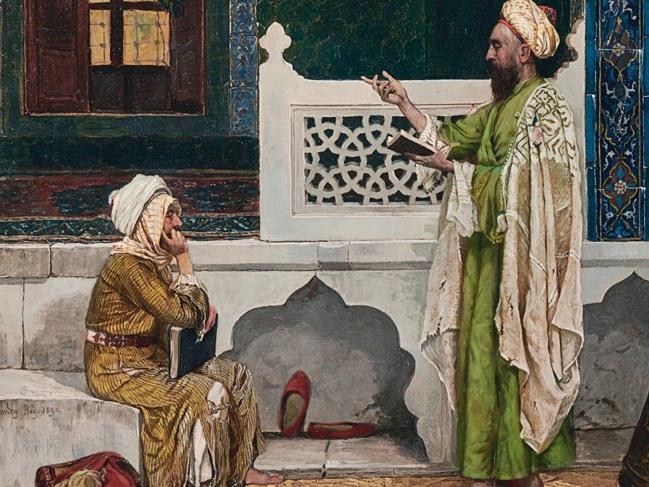 Osman Hamdi Bey'in tablosu Yeşil Cami'de Kuran Dersi açık arttırmada 35 milyon TL'ye satıldı