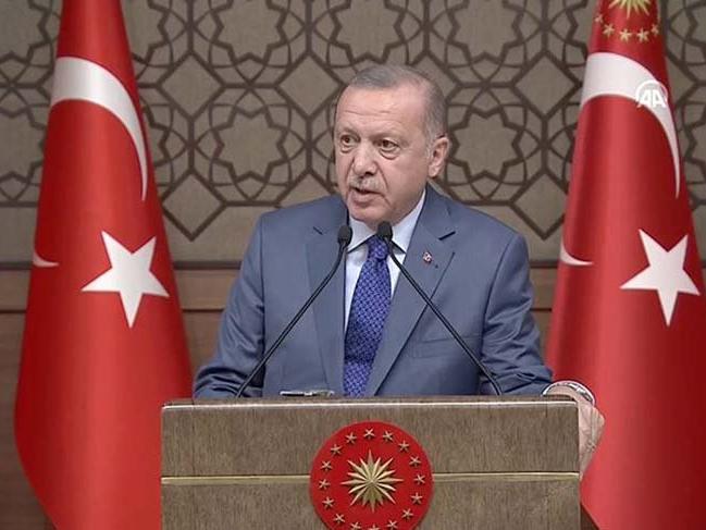 Cumhurbaşkanı Erdoğan: Devasa ülkelerin liderleri terörist başlarını yanlarına alıyor