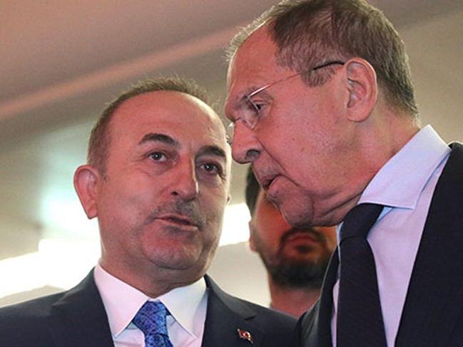 Çavuşoğlu, Rusya Dışişleri Bakanı Lavrov ile görüştü
