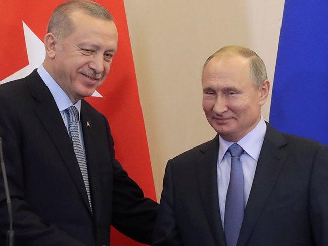 Erdoğan, Rus lider Putin ile görüştü!