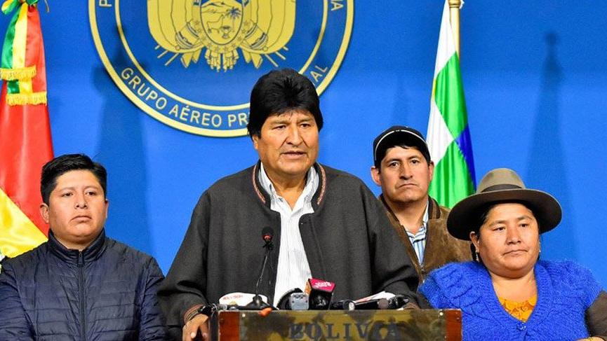 İstifa eden Bolivya lideri Morales ülkesinden ayrıldı